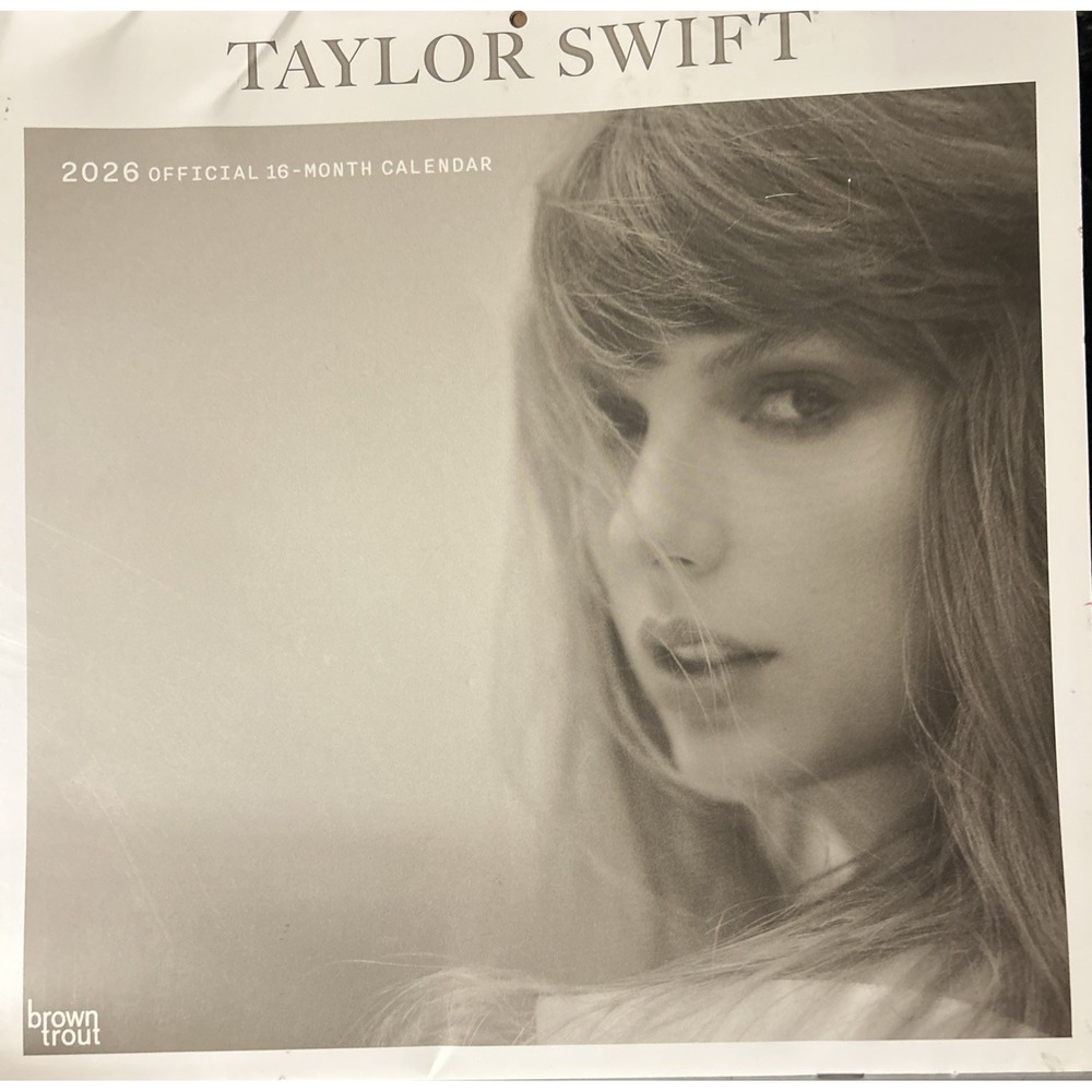 Taylor Swift OFFICIAL | 2026 12" x 24" Large Wall 16 Month Calendar